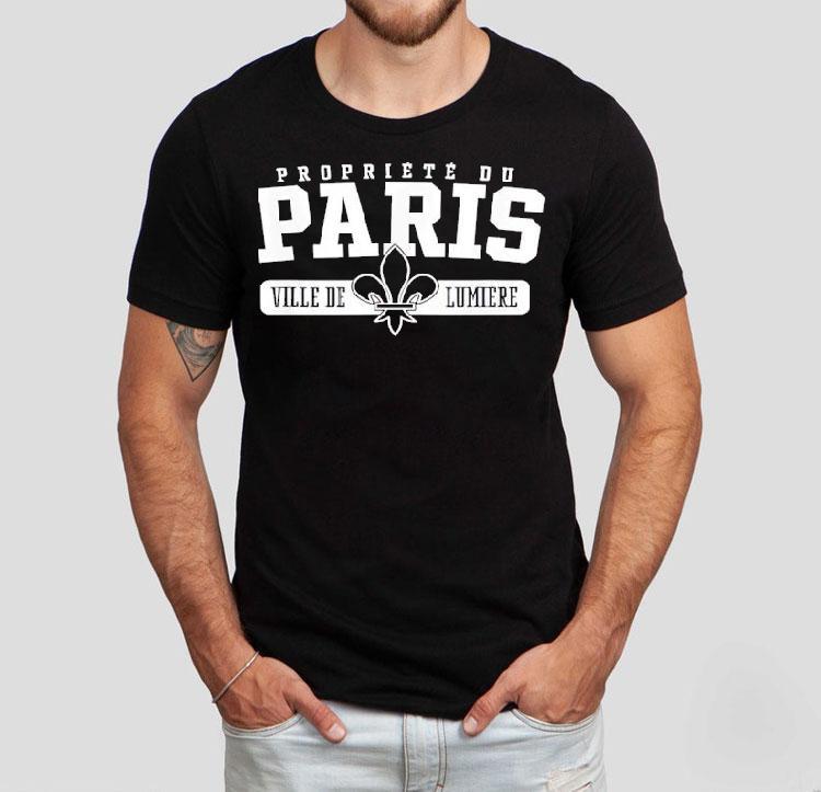 Property Of Paris City Of Light In French Shirt 4 Property Of Paris City Of Light In French Tshirt