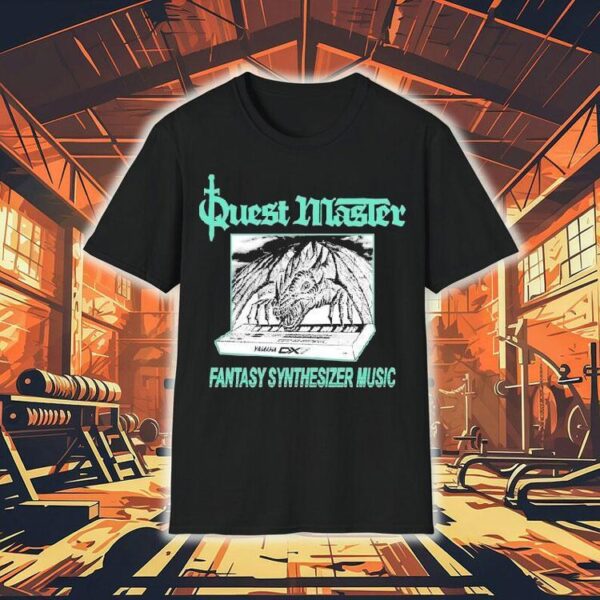 Quest Master Fantasy Synthesizer Music Draconic Oscillations Shirt