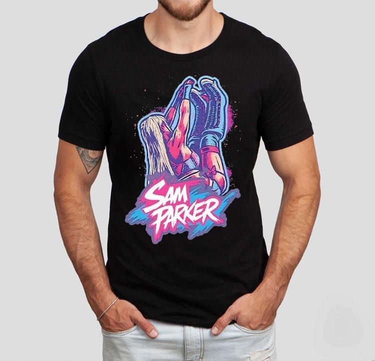 Sam Parker Moonsault Shirt 4 Sam Parker Moonsaul Tshirt