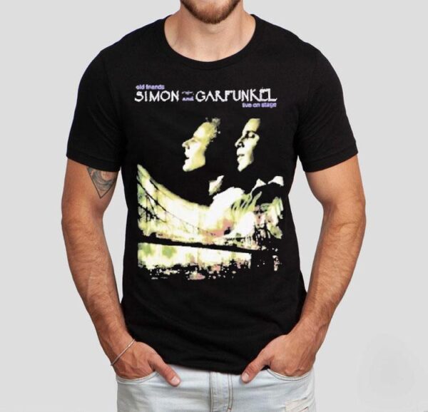 Simon Garfunkel 2009 Old Friends Tour Live On Stage Shirt