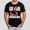 Slam Allen Iverson Philadelphia 76ers Basketball Vintage Shirt