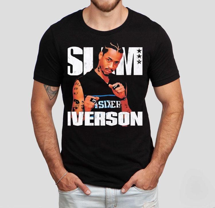 Slam Allen Iverson Philadelphia 76ers Basketball Vintage Shirt 4 Slam Allen Iverson Philadelphia Ers Basketball Vintage Tshirt