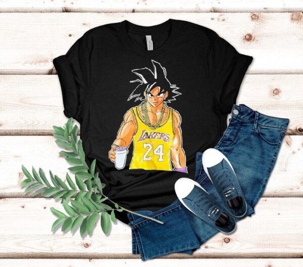 Son Goku Los Angeles Lakers Basketball Shirt