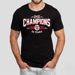 Stade Toulousain 24x Champions De France 2025 Shirt