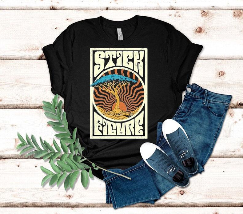 Stick Figure Sunrise Tree Shirt 4 Stick Figure Sunrise Tree Tshirt