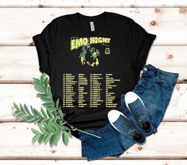 The Emo Night Tour 2025 Dates July Godzilla Shirt