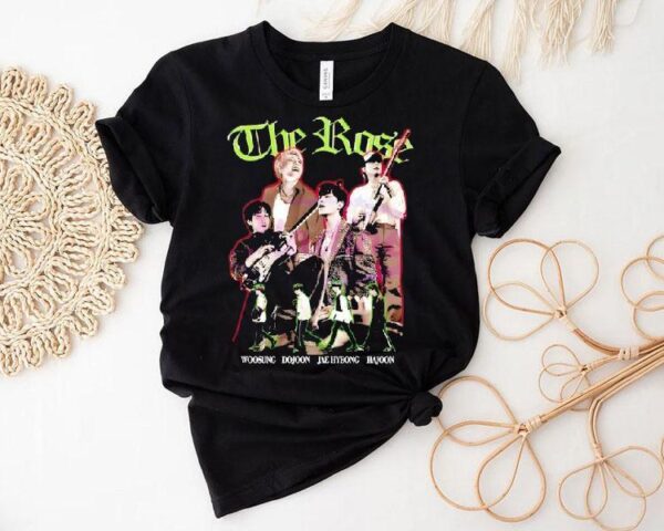 The Rose Band Kpop Members Woosung Dojoon Jaehyeong Hajoon Shirt