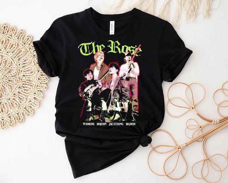 The Rose Band Kpop Members Woosung Dojoon Jaehyeong Hajoon Shirt 4 The Rose Band Kpop Members Woosung Dojoon Jaehyeong Hajoon Tshirt
