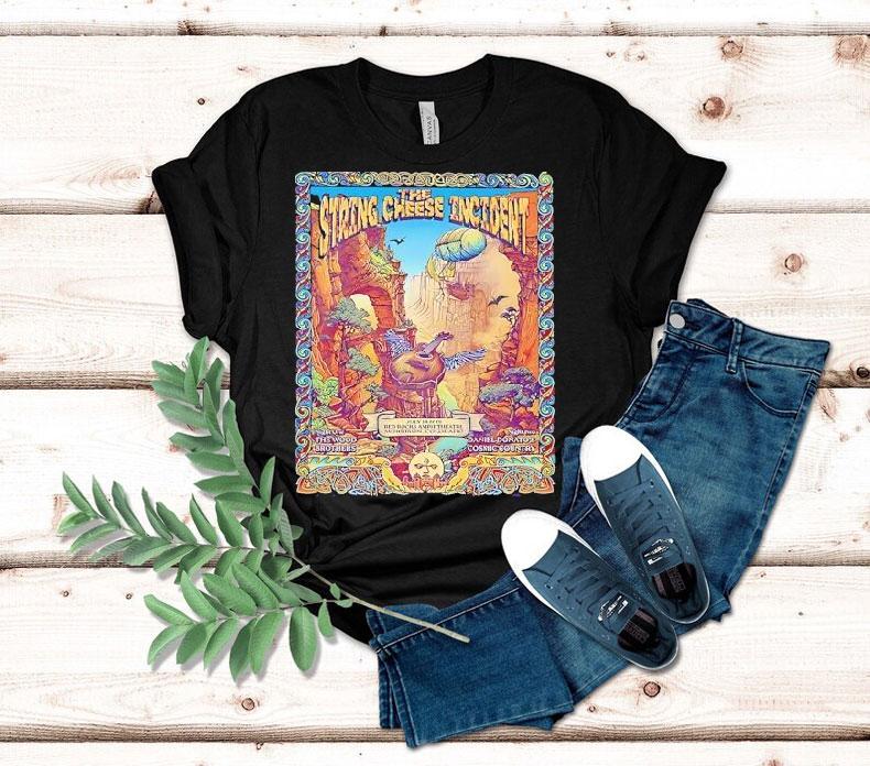 The String Cheese Incident Concert At Red Rocks Amphitheatre Morrison Colorado 2025 Shirt 4 The String Cheese Incident Concert At Red Rocks Amphitheatre Morrison Colorado Tshirt