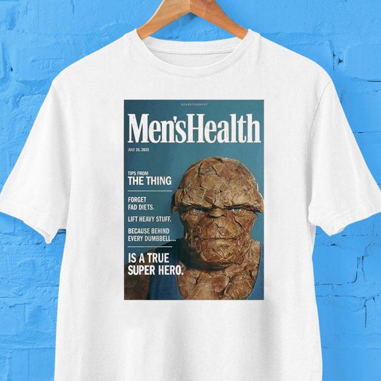 The Thing Men’s Health Magazine Parody July 2025 Marvel Superhero Wall Art For Gym Lovers Shirt 2 The Thing Men S Health Magazine Parody July Marvel Superhero Wall Art For Gym Lovers Tshirt