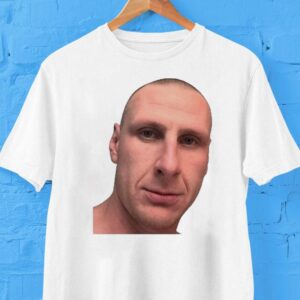 Tom Stewart Wearing Dan Gorringe Face Shirt