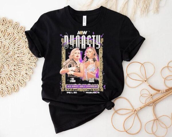 Toni Storm Vs Megan Bayne Aew Dynasty 2025 Matchup Shirt