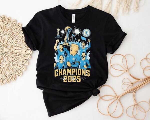 Trump And Chelsea Football Team Championship 2025 Trophy Shirt