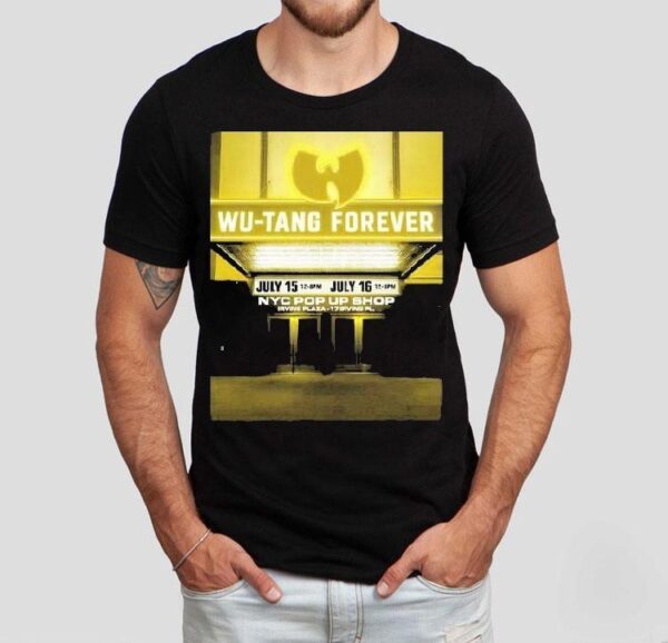 Wu Tang Clan Pop Up At Irving Plaza In New York On July 15 16 2025 Yellow Neon Marquee Shirt