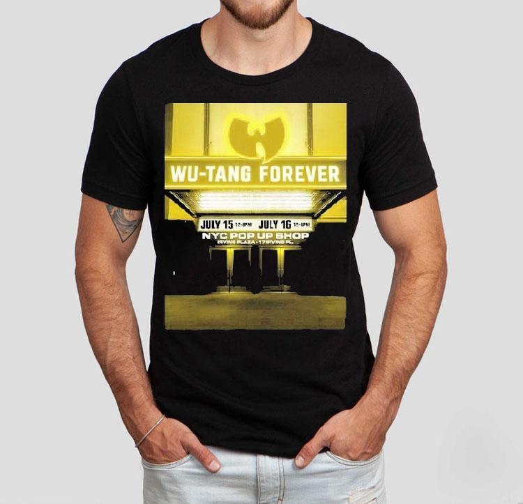Wu Tang Clan Pop Up At Irving Plaza In New York On July 15 16 2025 Yellow Neon Marquee Shirt 4 Wu Tang Clan Pop Up At Irving Plaza In New York On July Yellow Neon Marquee Tshirt