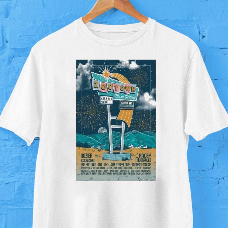 Zootown Music Missoula, Montana Fes 2025 Tour Shirt 2 Zootown Music Missoula Montana Fes Tour Tshirt