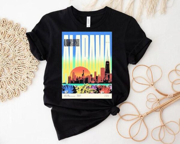 Alabama Shakes Chicago Illinois 2025 Diptych At The Salt Shed Outdoors On July 15 2025 Shirt