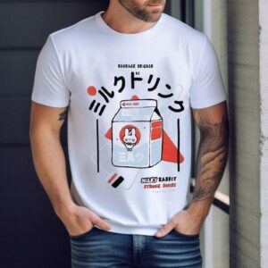 Bandage Brigade Milky Rabbit Strong Bones Expires Tshirt