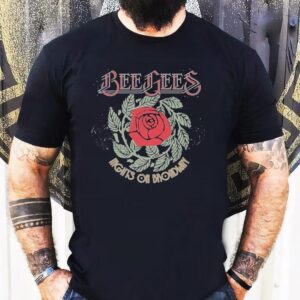 Bee Gees Nights On Broadway Rose Shirt