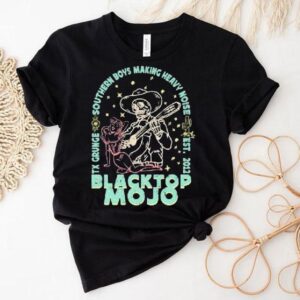 Blacktop Mojo Tx Grunge Southern Boys Making Heavy Noise Skeleton Serenade Est 2012 Shirt