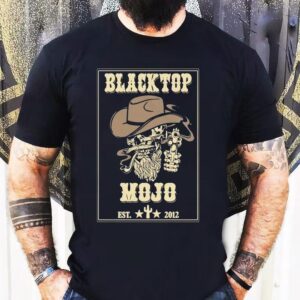 Blacktop Mojo Western Mojo Est 2012 Skull Cowboy Shirt