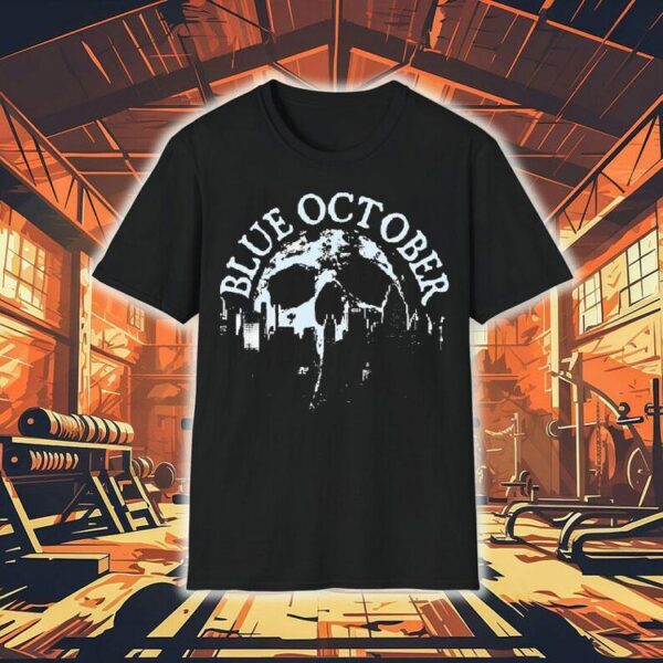 Blue October Skull Skyline Spring Tour 2024 Shirt
