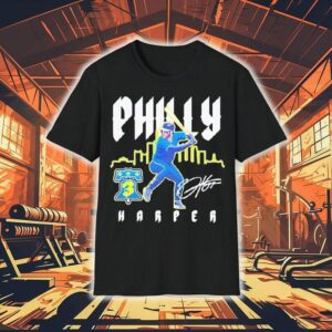 Bryce Harper Philly 3 City Connect Player Autographed Philadelphia Phillies Shirt
