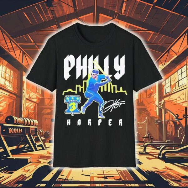 Bryce Harper Philly 3 City Connect Player Autographed Philadelphia Phillies Shirt