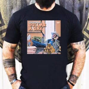 Charley Crockett Dollar A Day Album Tshirt