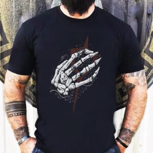 Clayman Heartless Skeleton Hand Shirt