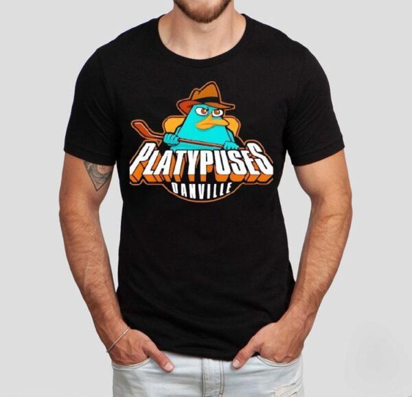Danville Platypuses Style Anaheim Ducks Hockey Shirt