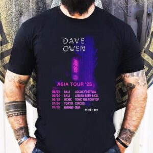 Dave Owen Asia Tour 2025 Tokyo Circus July 4 Shirt