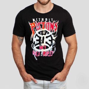 Detroit Pistons X Rhea Ripley Wwe Shirt