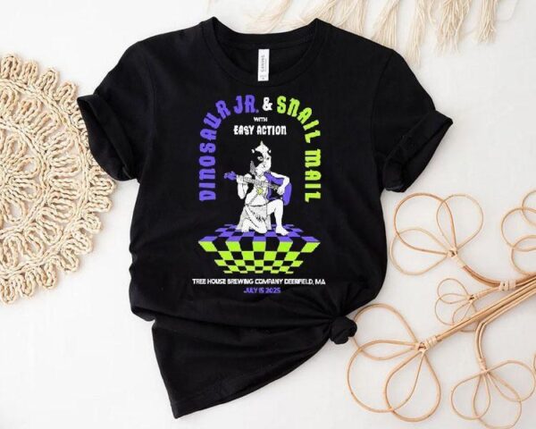 Dinosaur Jr. And Snail Mail 7-15-2025 Tree House Brewing Company In Deerfield Ma Shirt
