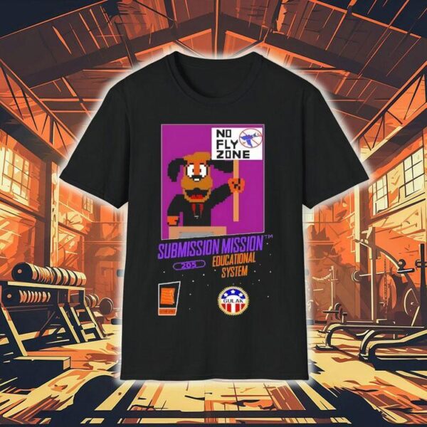 Dog Pixel Submission Mission Educational System Shirt