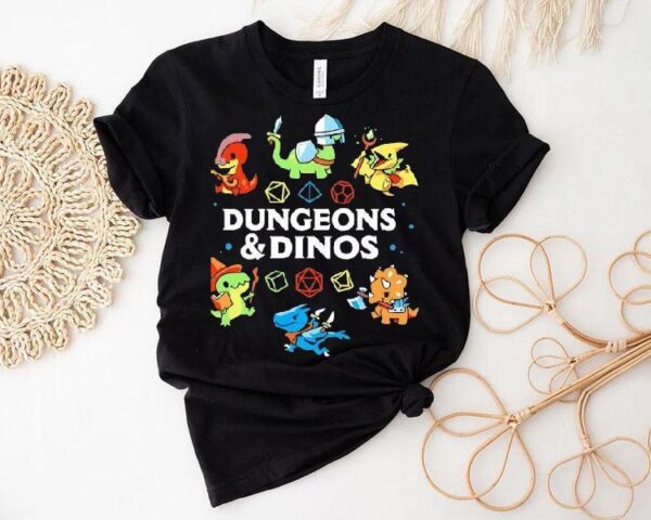Dungeons And Dinos Parody Shirt