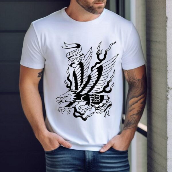 Family Tattoo Chicago Eagle Shirt