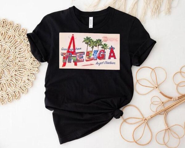 Greeting From The Big A 2025 Angels Giveaway Shirt