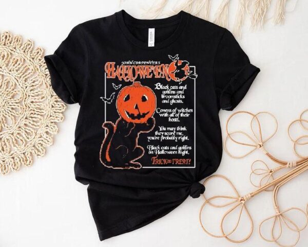 Halloween Black Cats And Goblins Shirt