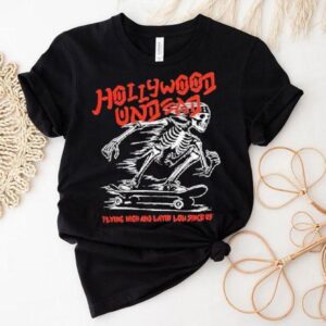 Hollywood Undead Flying High And Layin’ Low Skeleton Skate Shirt