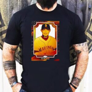 Ichiro Suzuki Black Seattle Mariners 2025 Mlb Hall Of Fame Cooperstown Calls Shirt