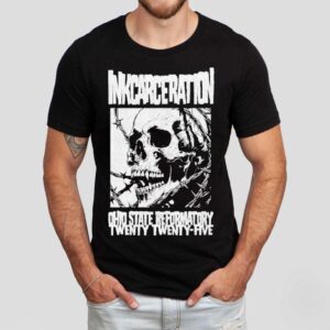 Inkcarceration Festival Barbed Skull Mineral For Mansfield Ohio On July 18th-20th Americas Rock And Metal Tattoo 2025 Shirt