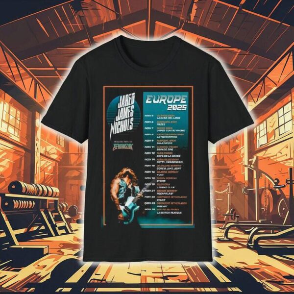 Jared James Nichols Europe Uk 2025 Tour Dates Shirt