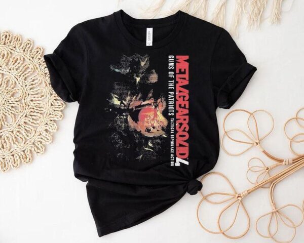 Metal Gear Solid 4 Guns Of The Patriots Tactical Espionage Action Shirt