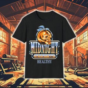 Midnight Organic Chrome Badge Healthy Tshirt