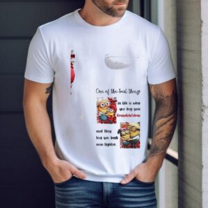 Minion One Of The Best Things In Life Is When You Hug Your Grandchildren Tshirt
