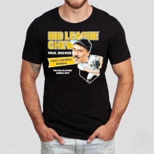 Paul Skenes Big League Chew Fancy Fastball Banana The Ballplayers Bubble Gum Tshirt