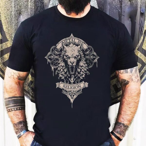 Powerwolf Metal Is Religion Wolfhead Shirt