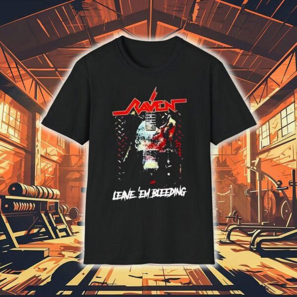 Raven Leave ‘em Bleeding Guitar Shirt