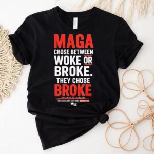 Roland Martin Maga Choose Between Woke Or Broke They Chose Broke Black Star Shirt